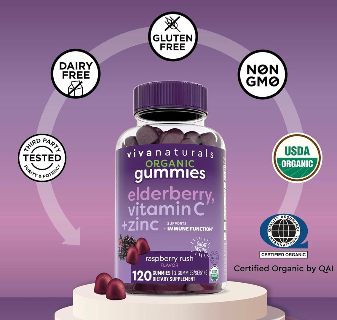 Gluten free non gmo elderberry gummies 