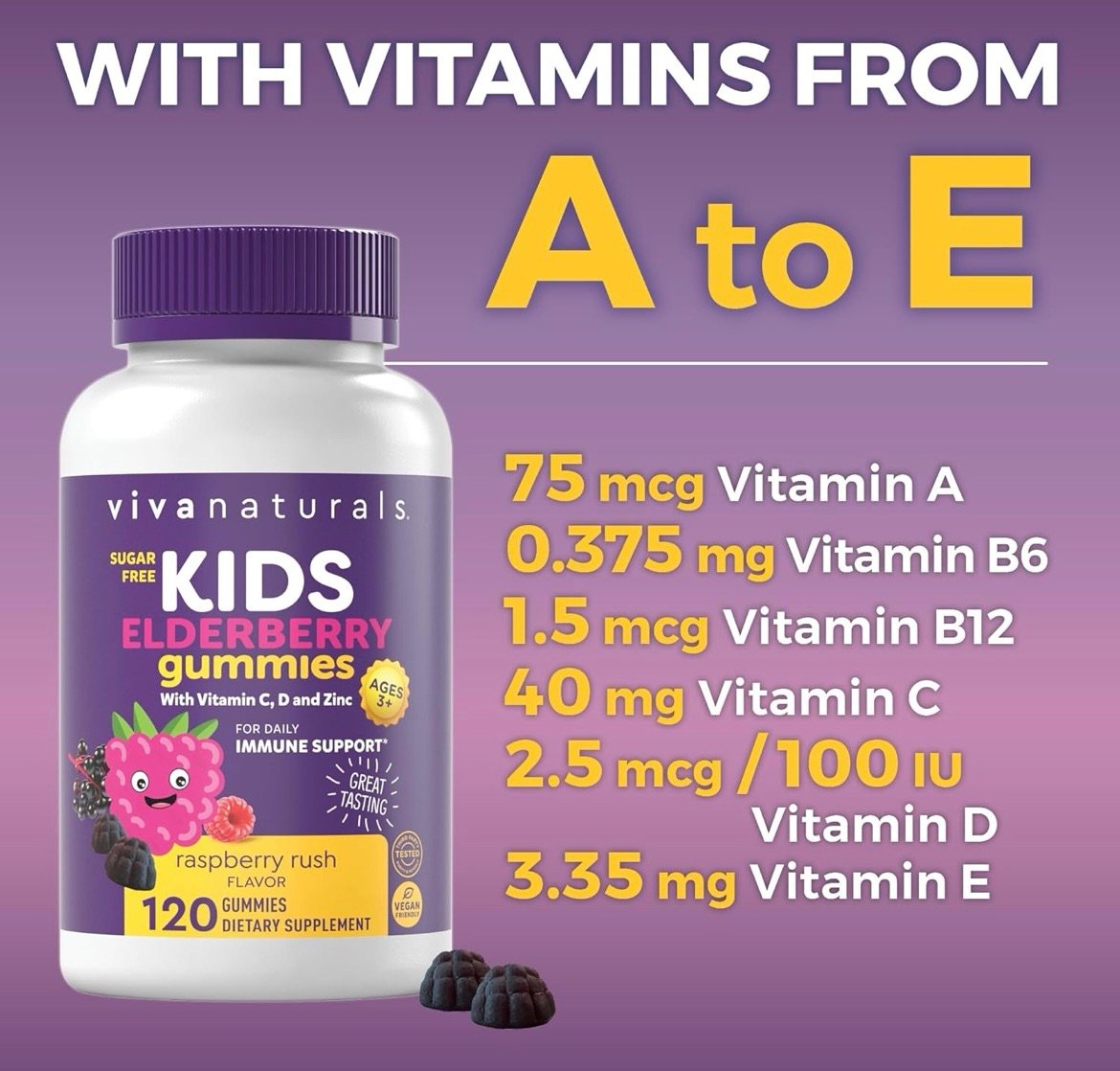 Elderberry vitamins for children