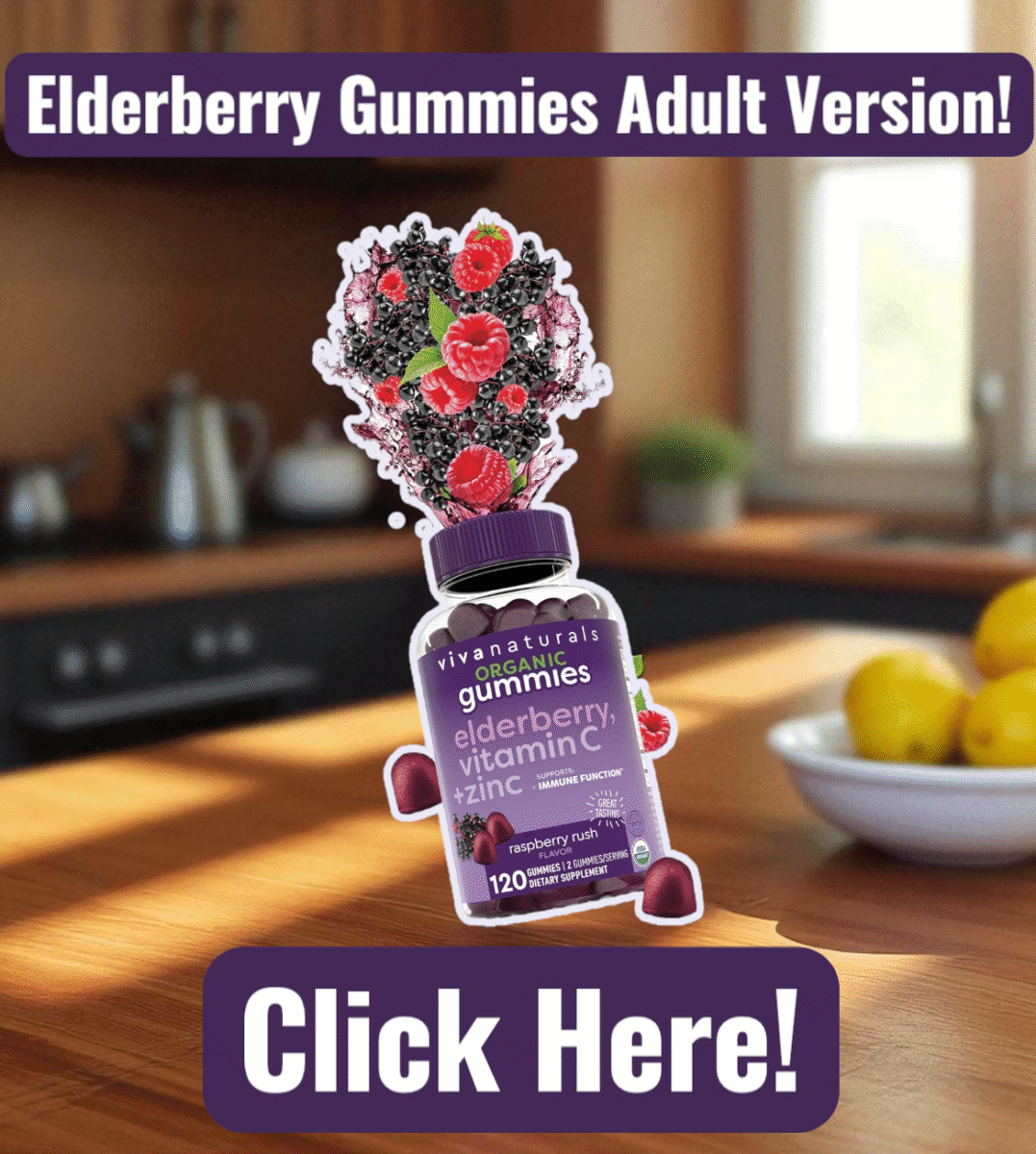 Store bought elderberry gummies that are safe 