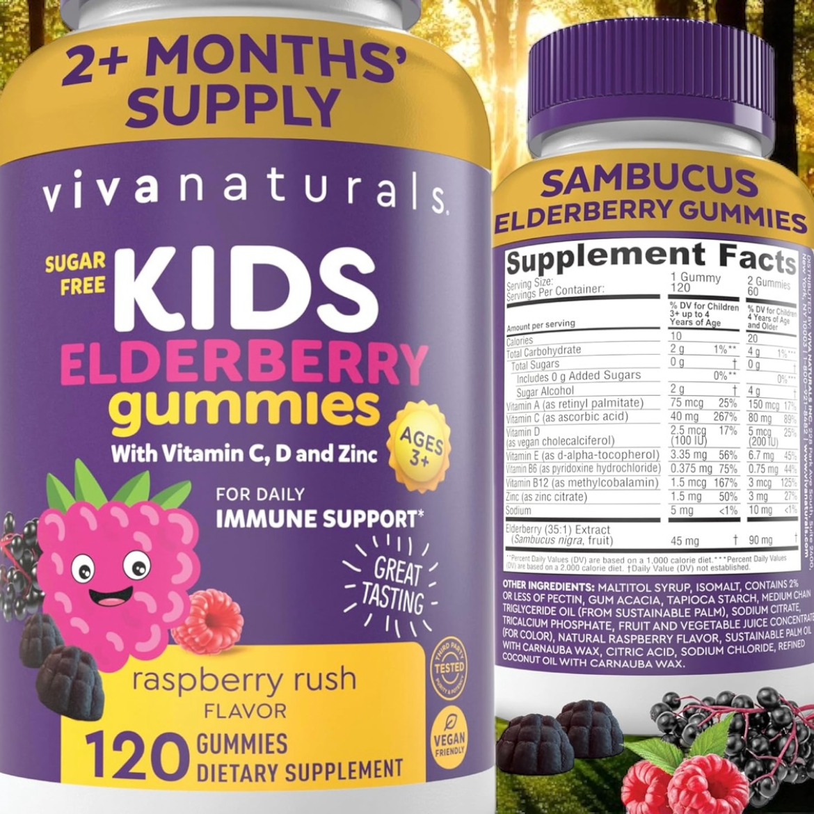 Children elderberry vitimins