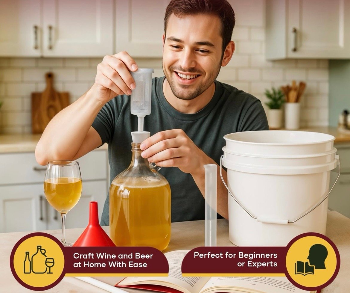 Making homemade wine kit from Amazon