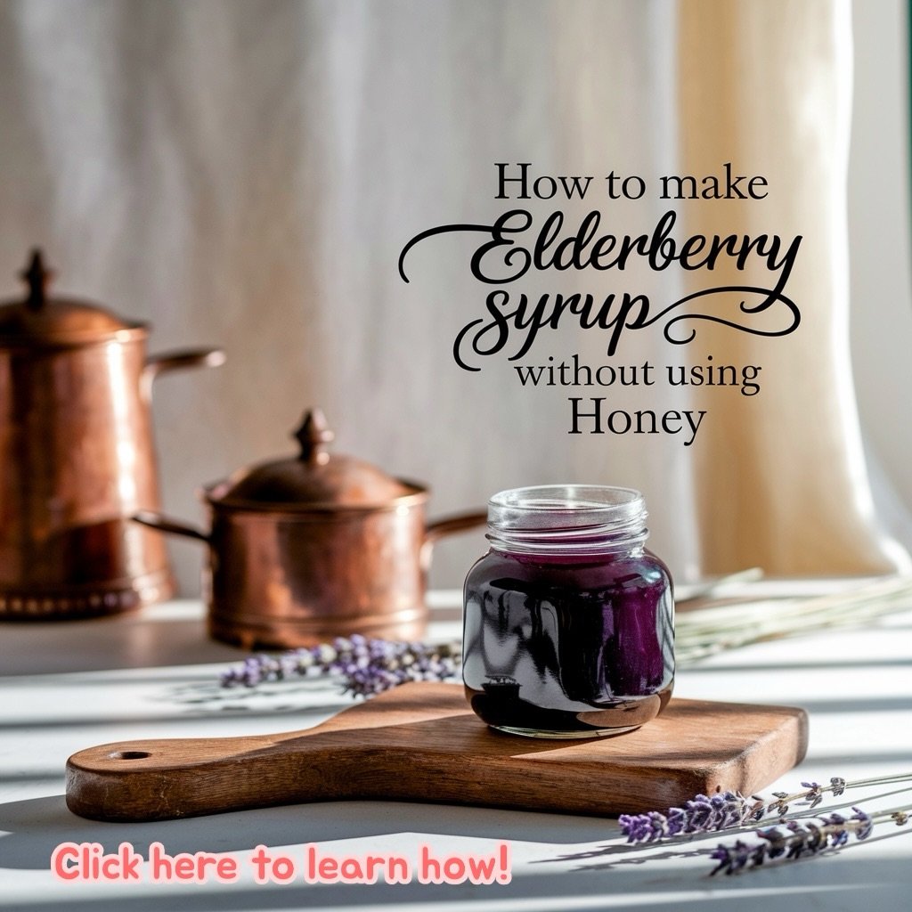 Make elderberry syrup without honey
