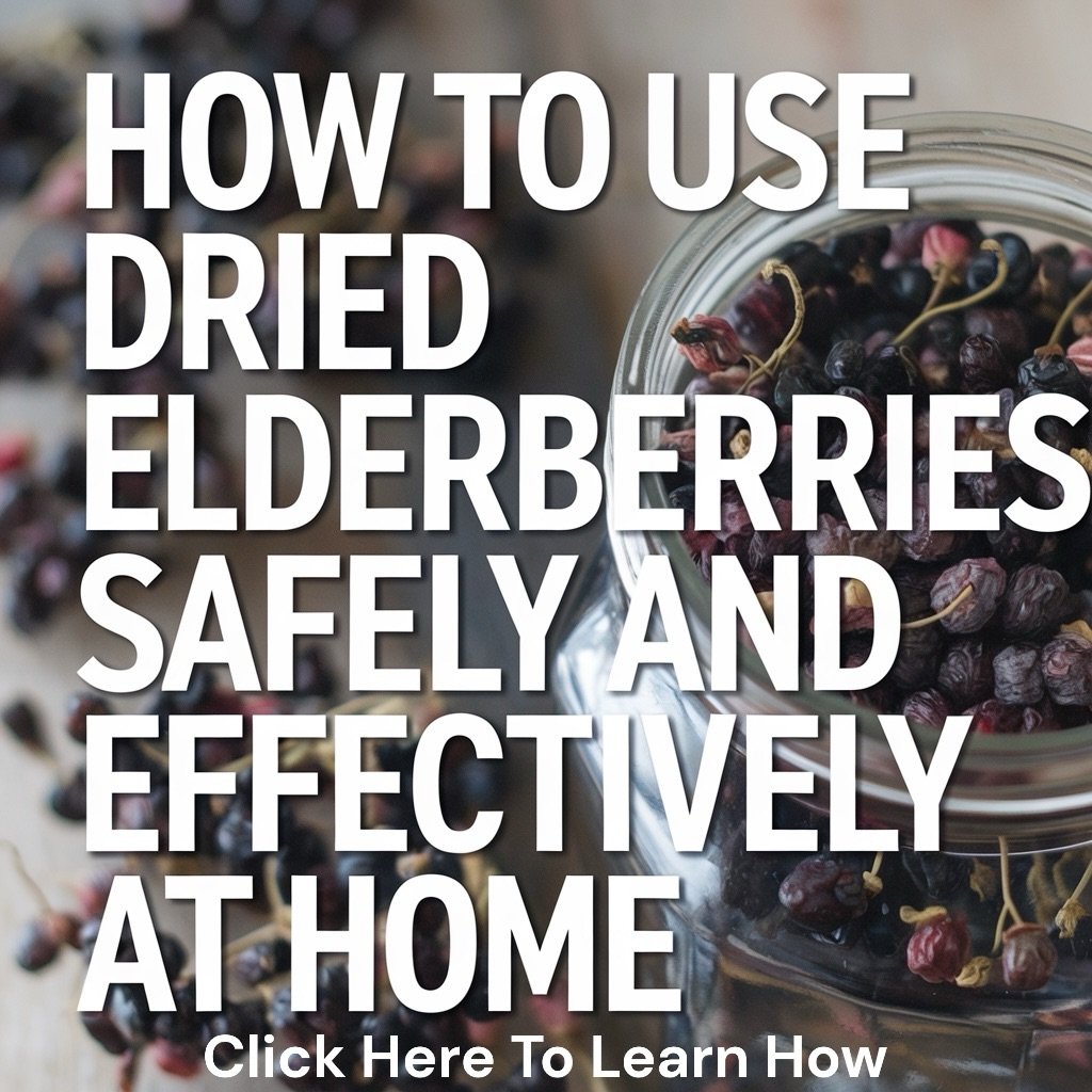 Dried elderberry safety
