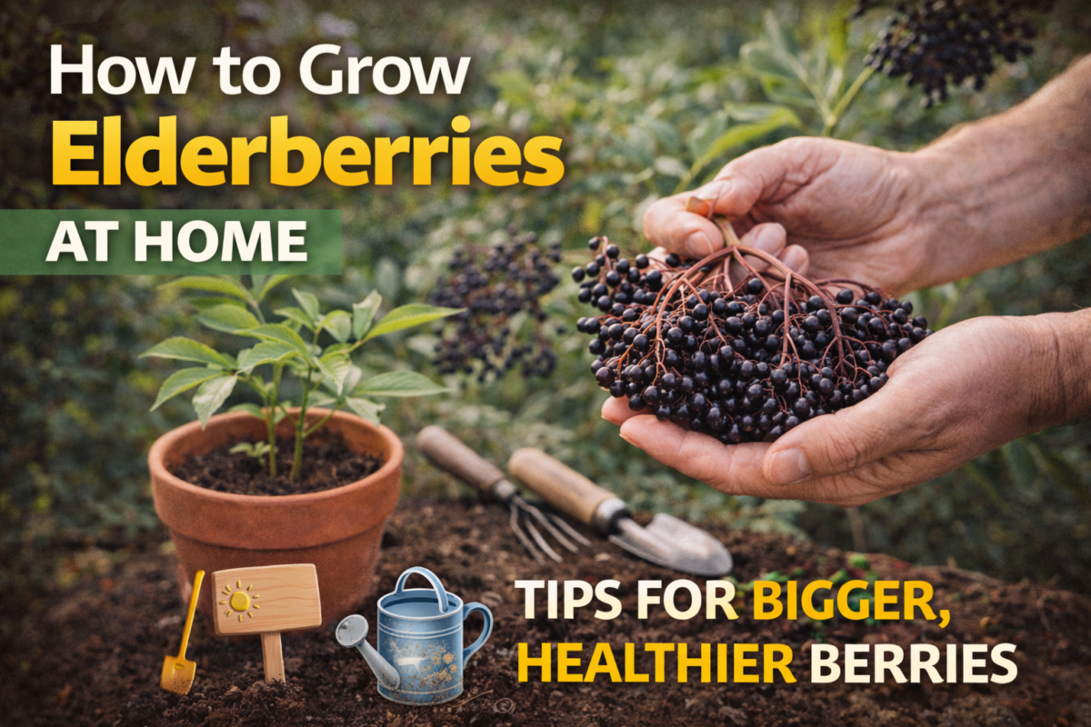 How to Grow Elderberries at Home (What Nobody Tells You Before You Plant)