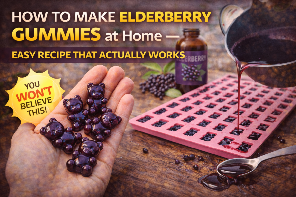 How to Make Elderberry Gummies at Home — Easy Recipe That Actually Works