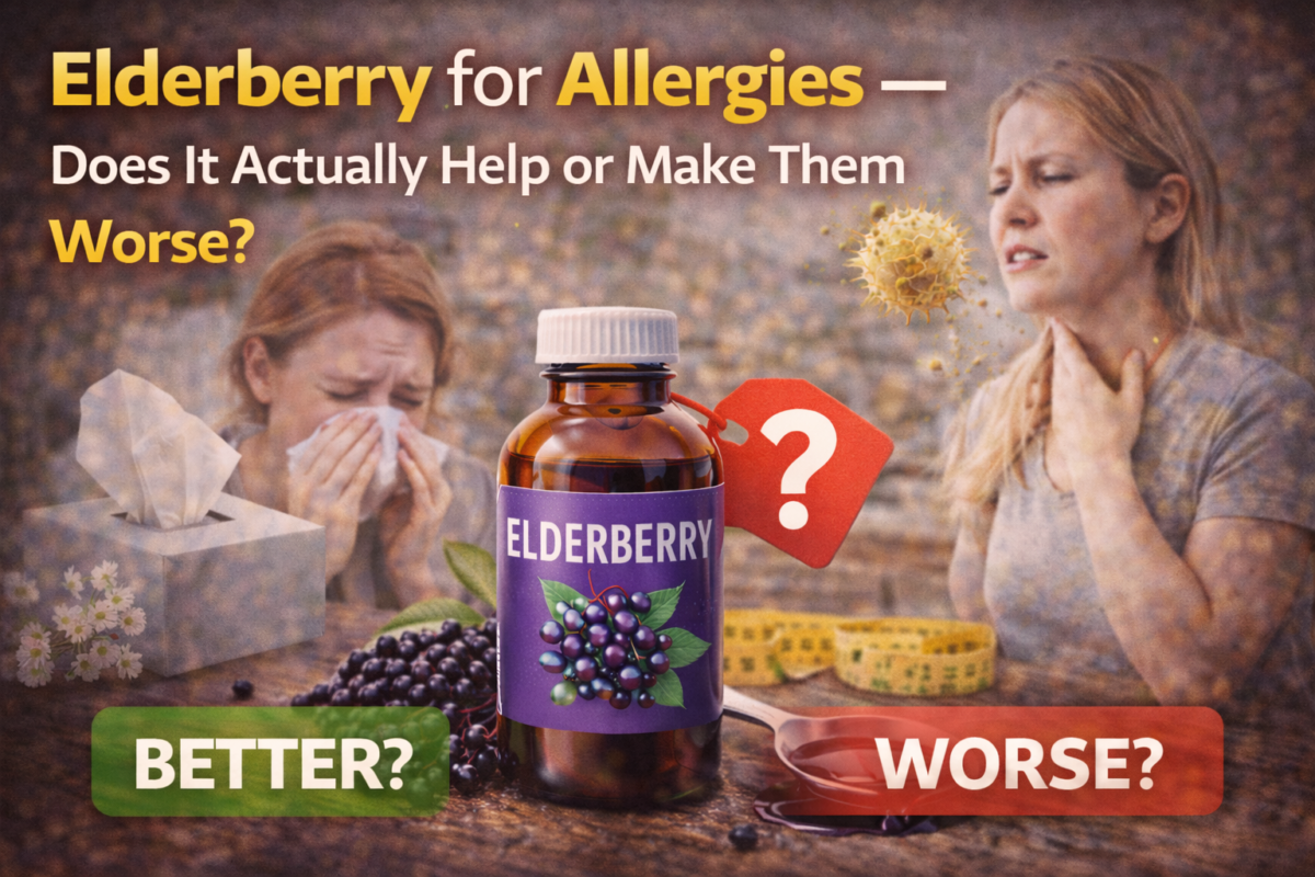Elderberry for Allergies — Does It Actually Help or Make Them Worse?