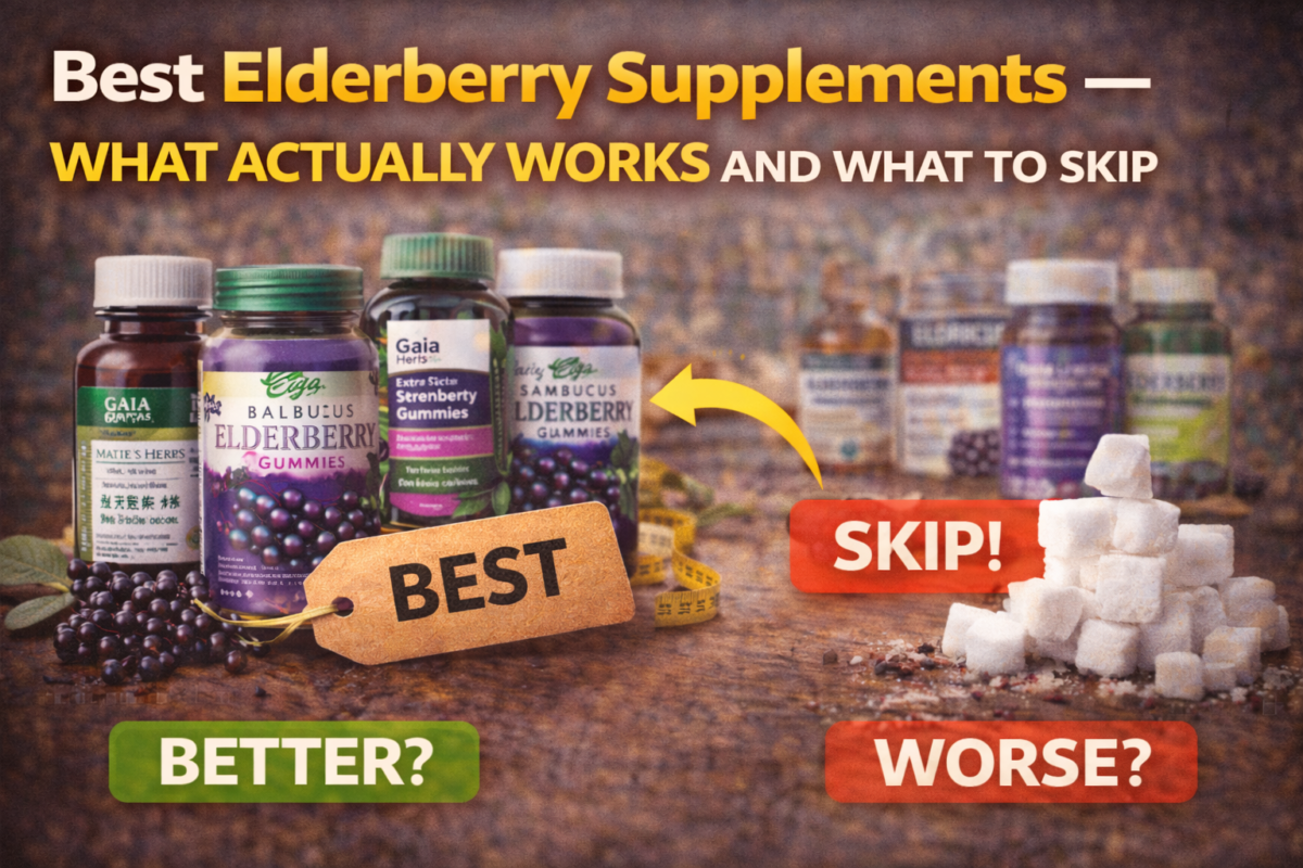 Best Elderberry Supplements — What Actually Works and What to Skip