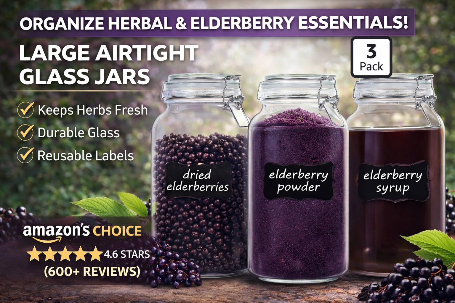 These Glass Jars Make Your Elderberry Setup Look and Work Better