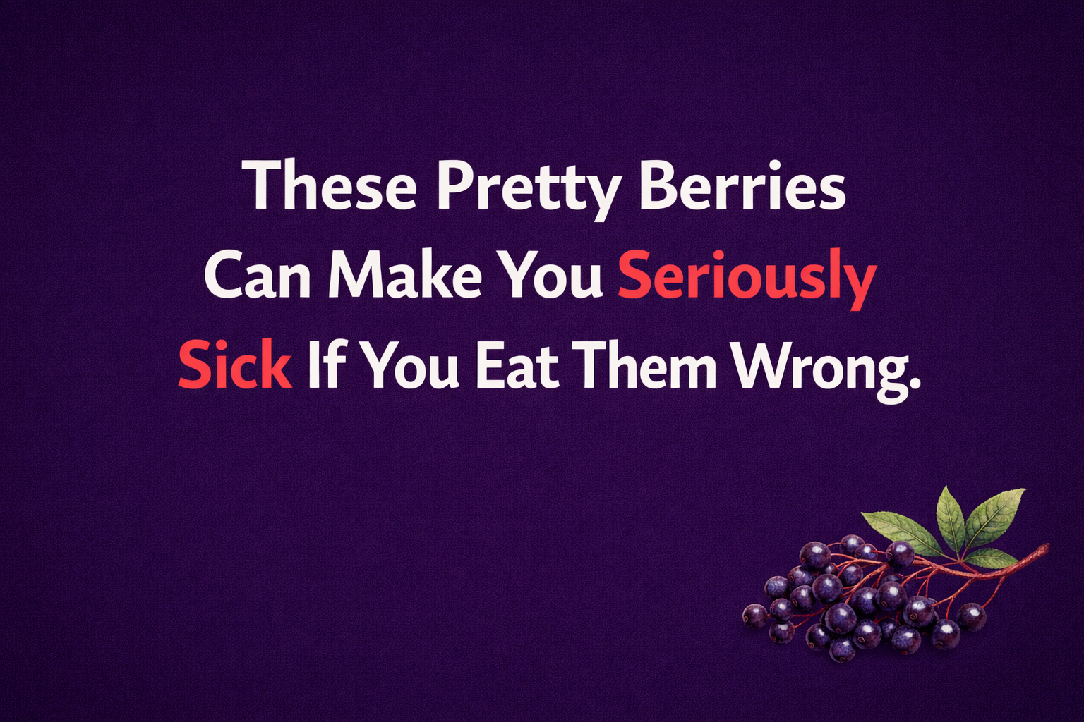 One Handful of These Berries Can Send You to the Hospital — Here’s Why