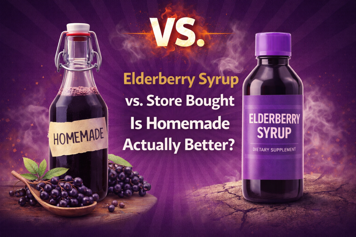 Elderberry Syrup vs. Store Bought — Is Homemade Actually Better?