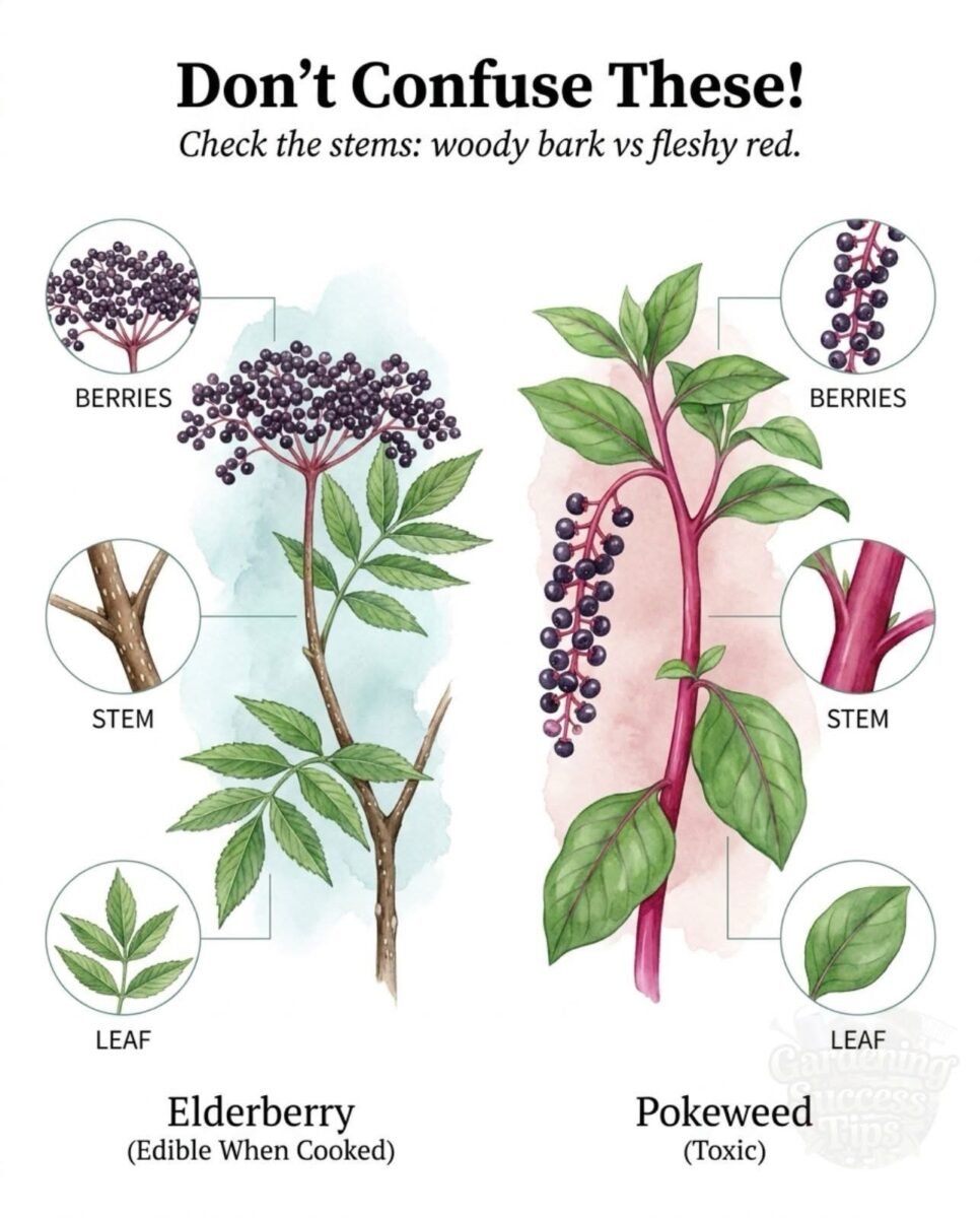 Elderberry or pokeweed 