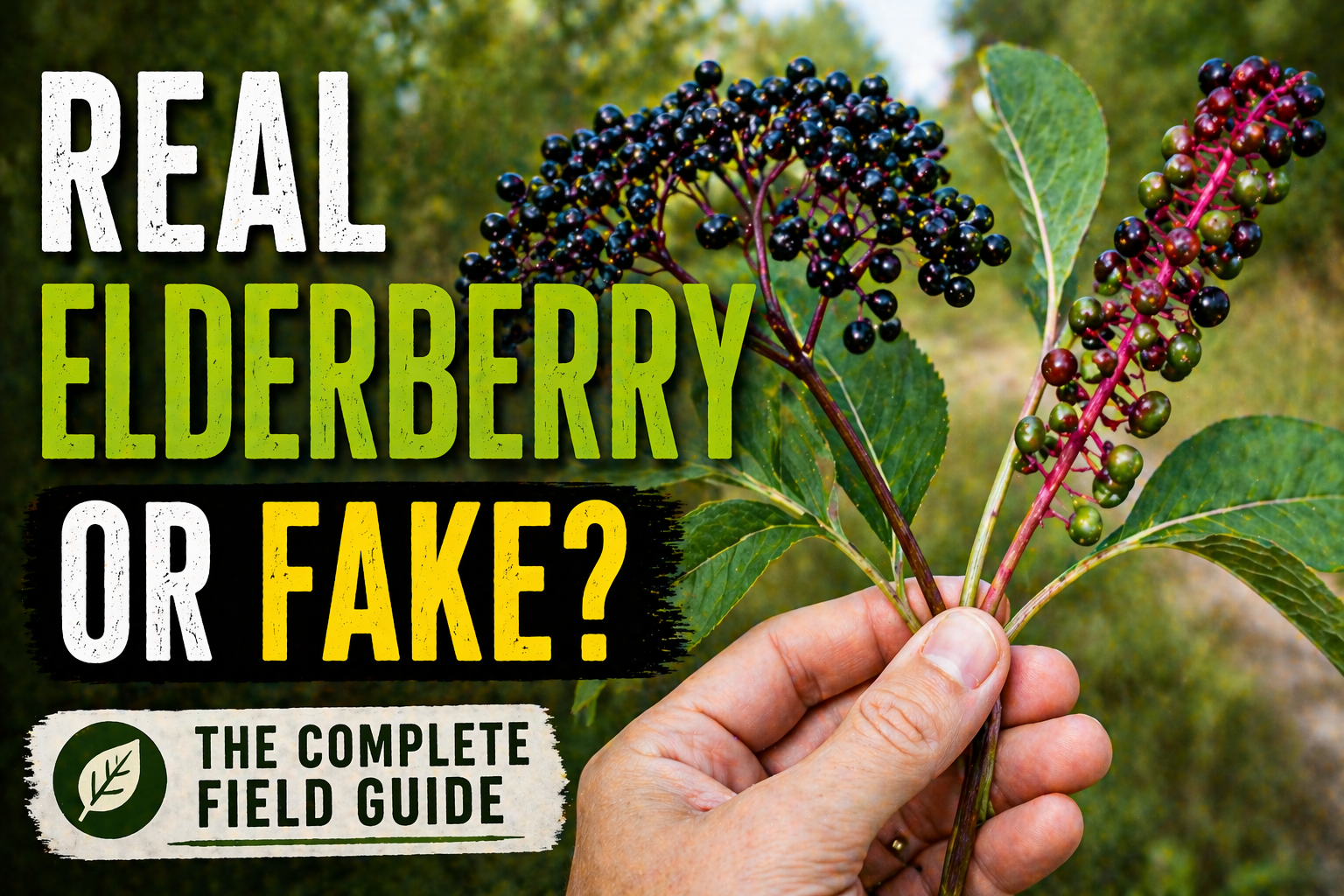 How to Identify Elderberry — The Complete Field Guide to Getting It Right Every Time