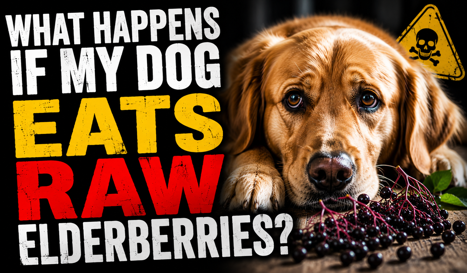What Happens If My Dog Eats Raw Elderberries?